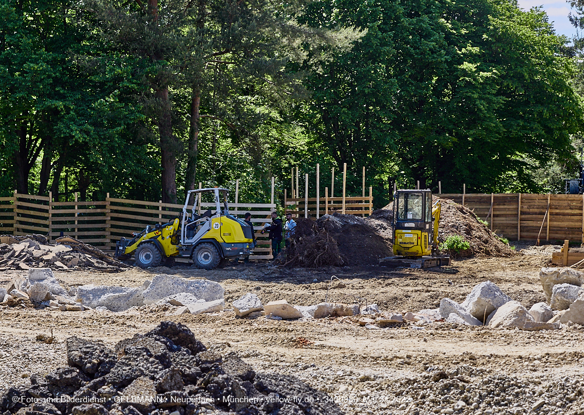 31.05.2022 - Baustelle am Haus für Kinder in Neuperlach